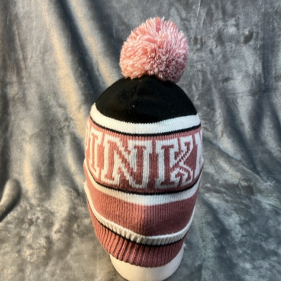 Pink Nation Knit Hat with Pom - Picture 6 of 10